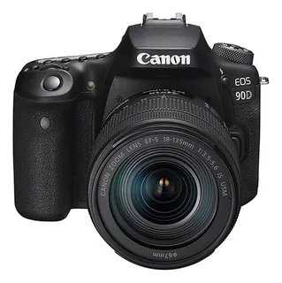 Camara Canon Eos 90d C/ Lente Ef 18-135 Is Nano Usm
