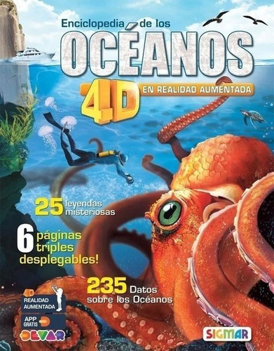 Libro Enciclopedia De Los Océanos 4d -