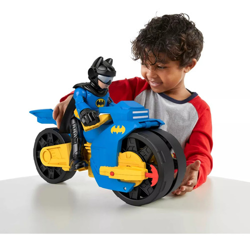 Imaginext Dc Super Friends Figura Batimoto Xl Y Batman