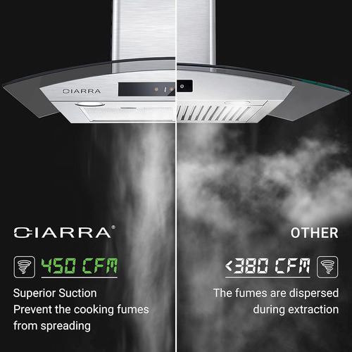 Cas75502 Campana Extractora De 30 Pulgadas Con Filtros De Ca