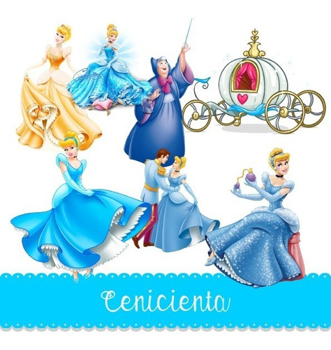 Pack Cliparts Imágenes Príncipes Princesas Coronas Castillos