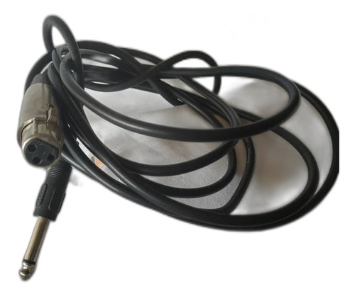 Cable Microfono Xlr Hembra Para Plug 6.5mm