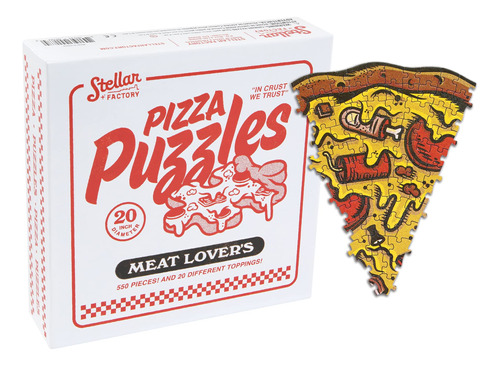 Stellar Factory Pizza Puzzles: Meat Lover's - Un Rompecabeza