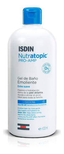 Isdin Nutratopic Pro Gel Baño Emoliente Piel Atópica 400ml