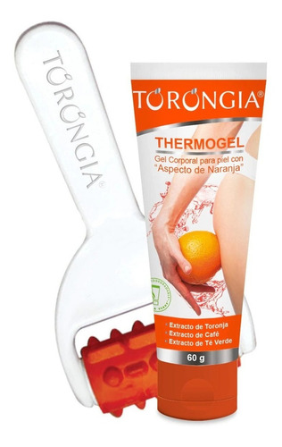 Kit Corporal Thermogel Anticelulitis Rodillo Masaje Torongia