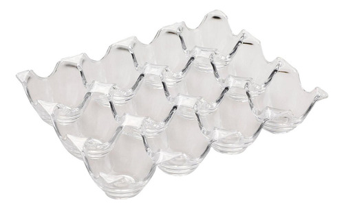 Bandeja Acrílica Para Huevos, Soporte Transparente Apilable