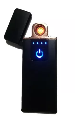 Encendedor Táctil Eléctrico Digital Recargable USB LED - Promart