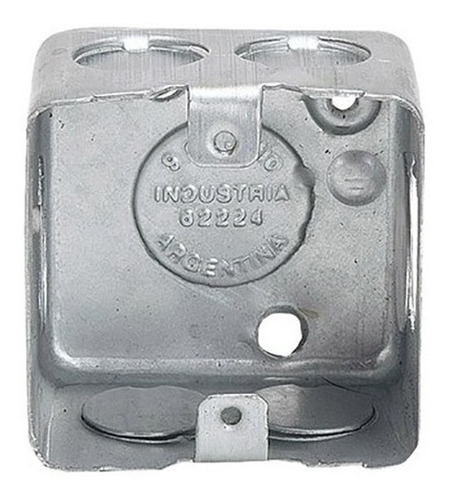 Caja De Luz De Hierro Mignon 5x5cm Galvanizada