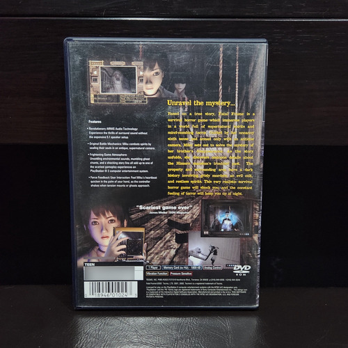 Fatal Frame 1 Ps2 Original Buen Estado (Usado)