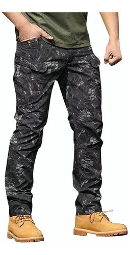 Pantalones De Hombre Herramientas Camuflaje Al Aire Libre Mu