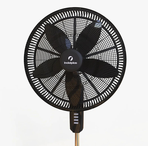 Ventilador De Pie 20 Pulgadas Potente 90w Indelplas Ivp20 Ep Color De La Estructura Negro Cantidad De Aspas 5 Color De Las Aspas Negro Material De Las Aspas Plástico