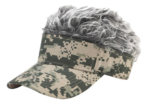 Gorra De De Visera Ajustable Unisex Con Pelo Falso De Moda
