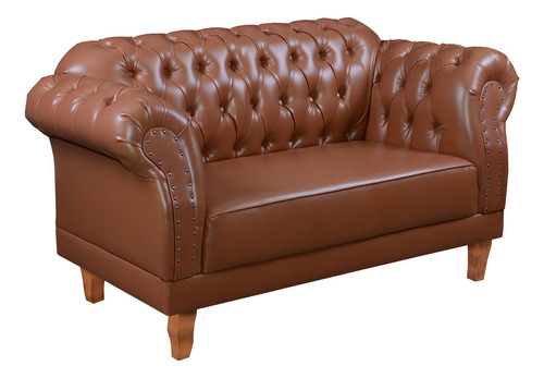 Conjunto De Sofás Chesterfield Duque Caramelo Hb
