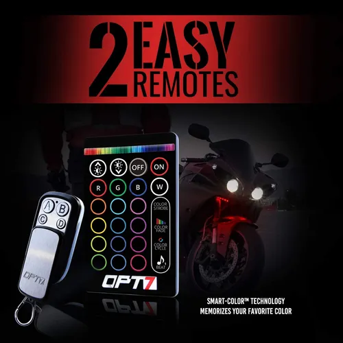 Opt7 Aura - Kit De Iluminacion Led Para Motocicleta, Kit De