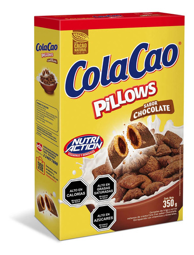 Cereales Pillows Chocolate Cola Cao 350g