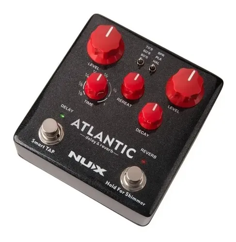 Pedal de Efeito Guitarra NUX Verdugo Atlantic NDR-5 Delay Reverb
