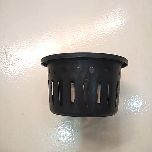 5 Vasos Vazado Preto Orquídea Vanda Stanhopea 15cm