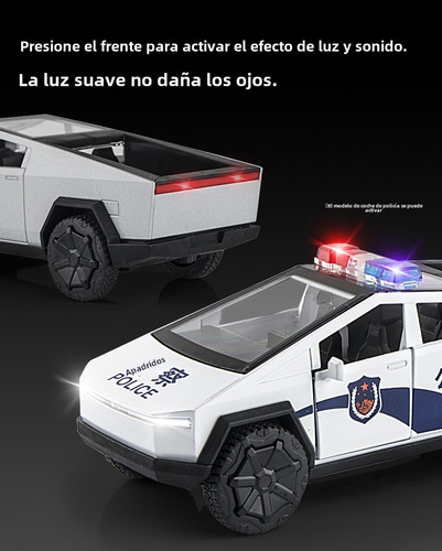 Coche De Juguete Para Niños De Seguridad Pública 1:32