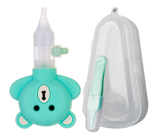 Aspirador Succionador Nasal Saca Mocos En Silicona Para Bebe