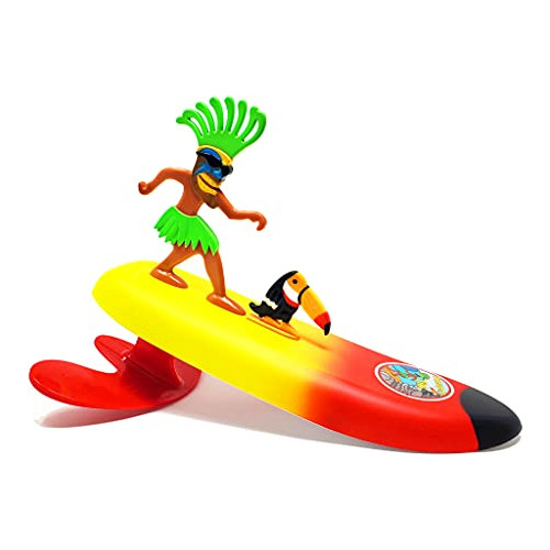 Surfer Dudes Legends & Surfer Pets Wave Powered Mini-surfer,