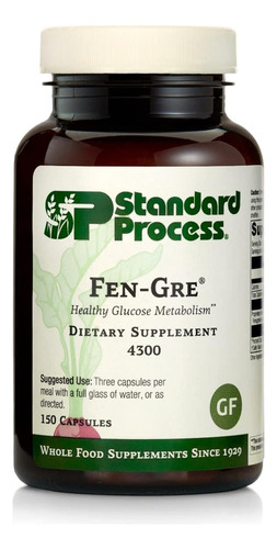 Suplemento Fen-gre 4300 Standard Process 150 Cápsulas