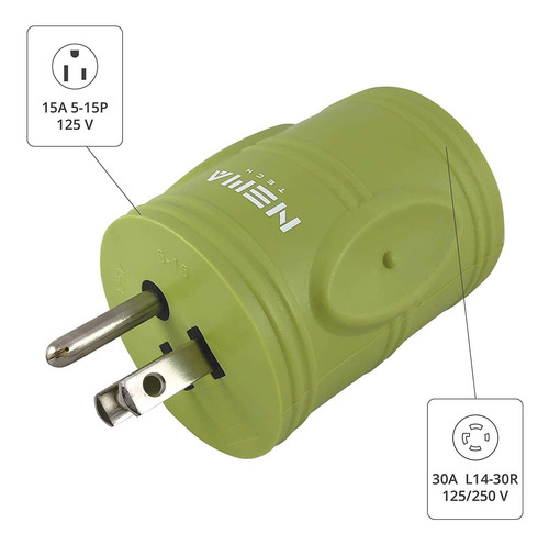 Nematech L14-30r - Generador De 15 Amp 5-15p Para Interrupto