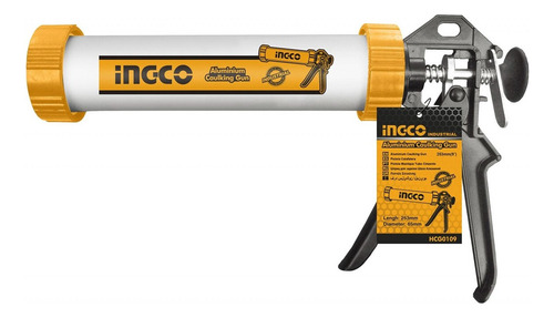 Pistola Aplicar Silicona Industrial 9  Ingco Hcg0109
