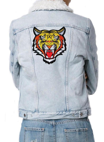 Parches De Tigre Felino Bordado, Mxigr-002, 2 Parches, Tigre