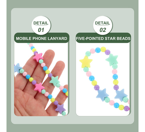 Cadena Étnica Decorativa Para Teléfono Con Forma De Estrella
