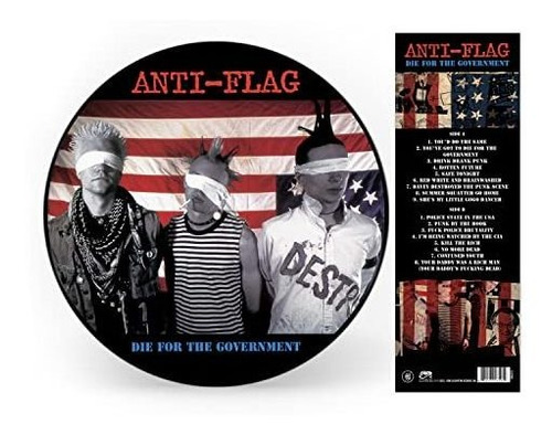 Lp Die For The Government (picture Disc) - Anti-flag