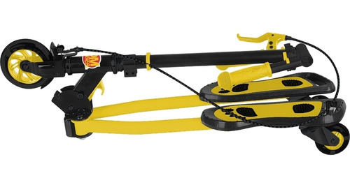 Imagem 3 de 5 de Patinete Juvenil Trinet Radical Frog Amarelo Dm Toys