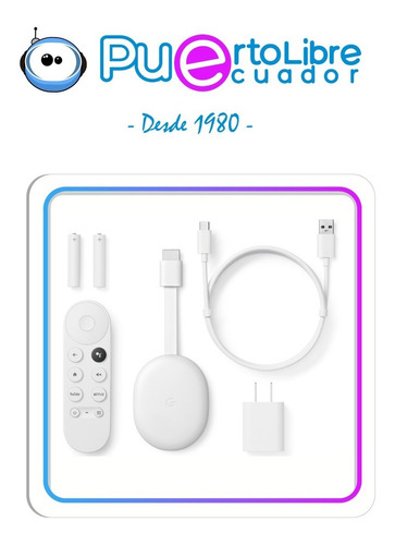 Imagen 4 de 9 de Original Google Chromecast 4k Uhd Netflix Disney+ Google Tv