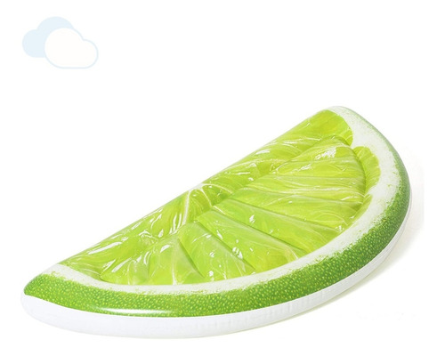 Colchoneta Inflable Tropical Lime Bestway Modelo 43246 Color Verde