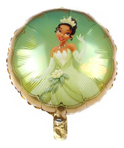 8 Globos Princesas De Disney Tiana 