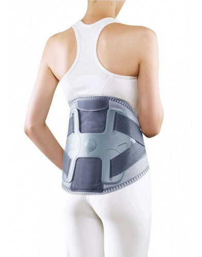 Triple Soporte Anatómico Gris Zona Lumbar Ortopedia Accutex