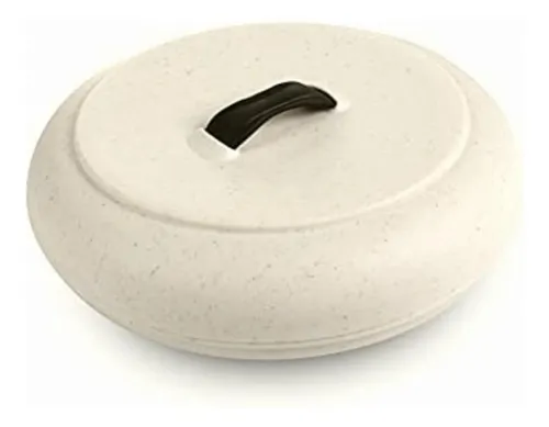 Dexas Calentador De Tortilla Para Microondas, Extragrande, Color Color De Avena Natural