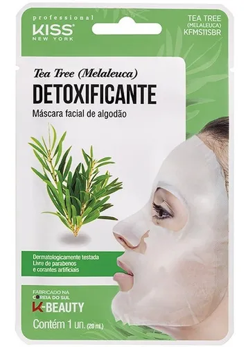 Máscara facial detoxificante Tea Tree Kiss New York 20ml