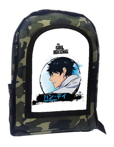 Mochila Camuflada The God Of High School A16