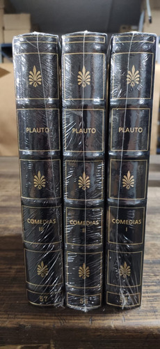 Plauto Comedias 3 Tomos Gredos Nuevos Tapa Dura