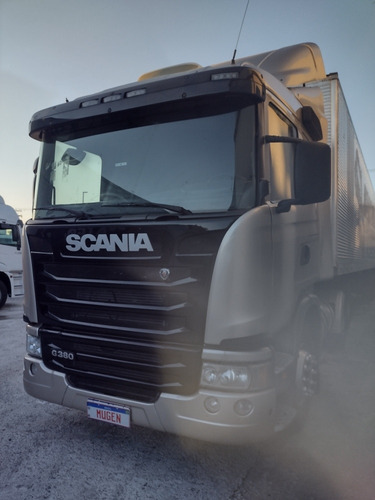 Imagem 11 de 11 de Conjunto Scania G380 6x2 2009+bau Randon 2009 30 Palets