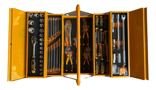 Set De Herramientas Caja Metalica 59 Piezas Ingco