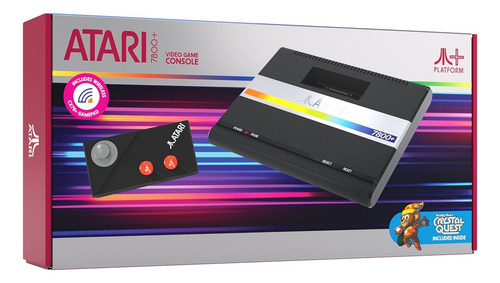 Console Atari 7800+ Videogame Console Cor Preto