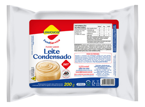 Mistura Pudim Diet Lowçucar 200g Sabores Variados Kit Com 10