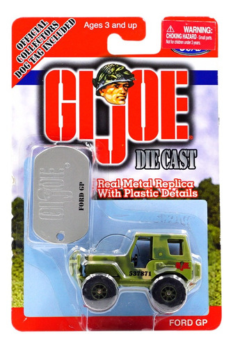 Gi Joe Collectors Die Cast Ford Gp Green Camo