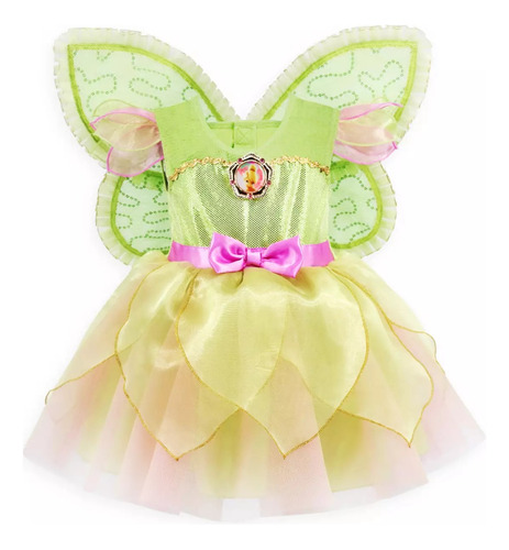  Disfraz Vestido De Hada Campanita Tinker Bell Original De Disney