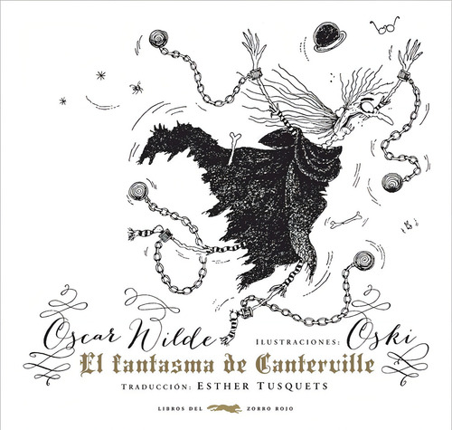 El fantasma de Canterville, de Oski. Serie Adulto Editorial Libros del Zorro Rojo, tapa dura en español, 2021