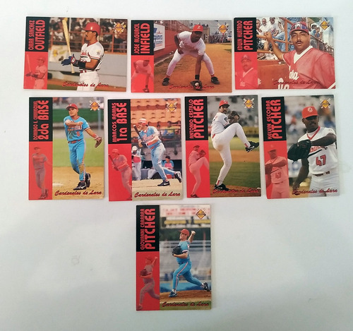 Barajitas De Coleccion Beisbol Line-up Lvbp 96-97 Lote 1