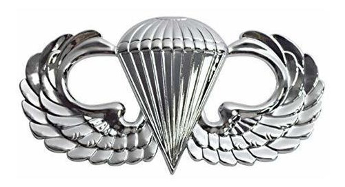 Patriot Accessories Emblema Paracaidista De Metal Plateado