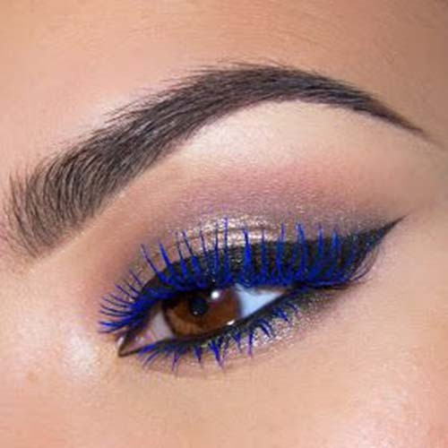 Imagen 3 de 8 de Mascara De Pestañas Con Aceite De Jojoba Color Azul