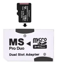Comprar Adaptador De Memory Stcik Pro Duo Con Micro Sd 128 Gb Psp